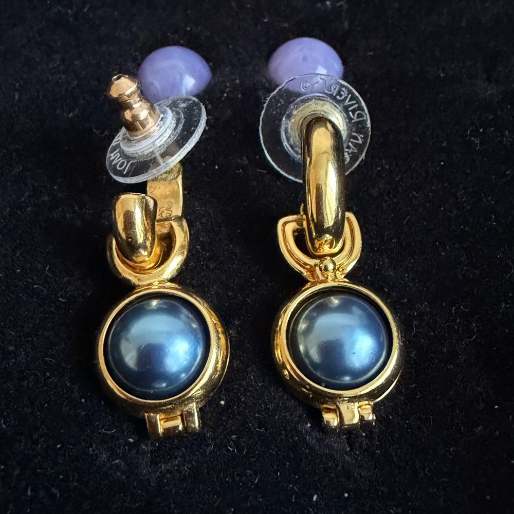 Joan Rivers Interchangeable Drop Earrings Set - Picture 4 of 8
